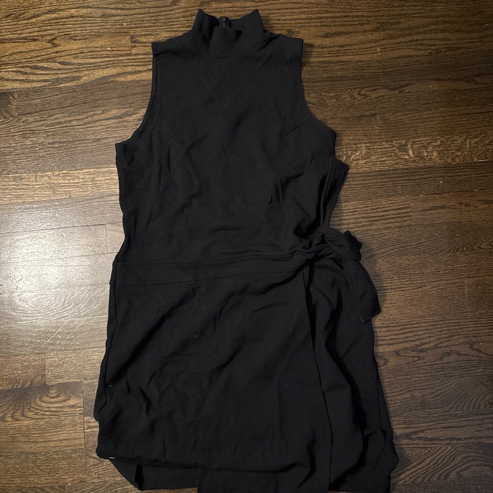 Jacob Black High-Neck Midi Dress